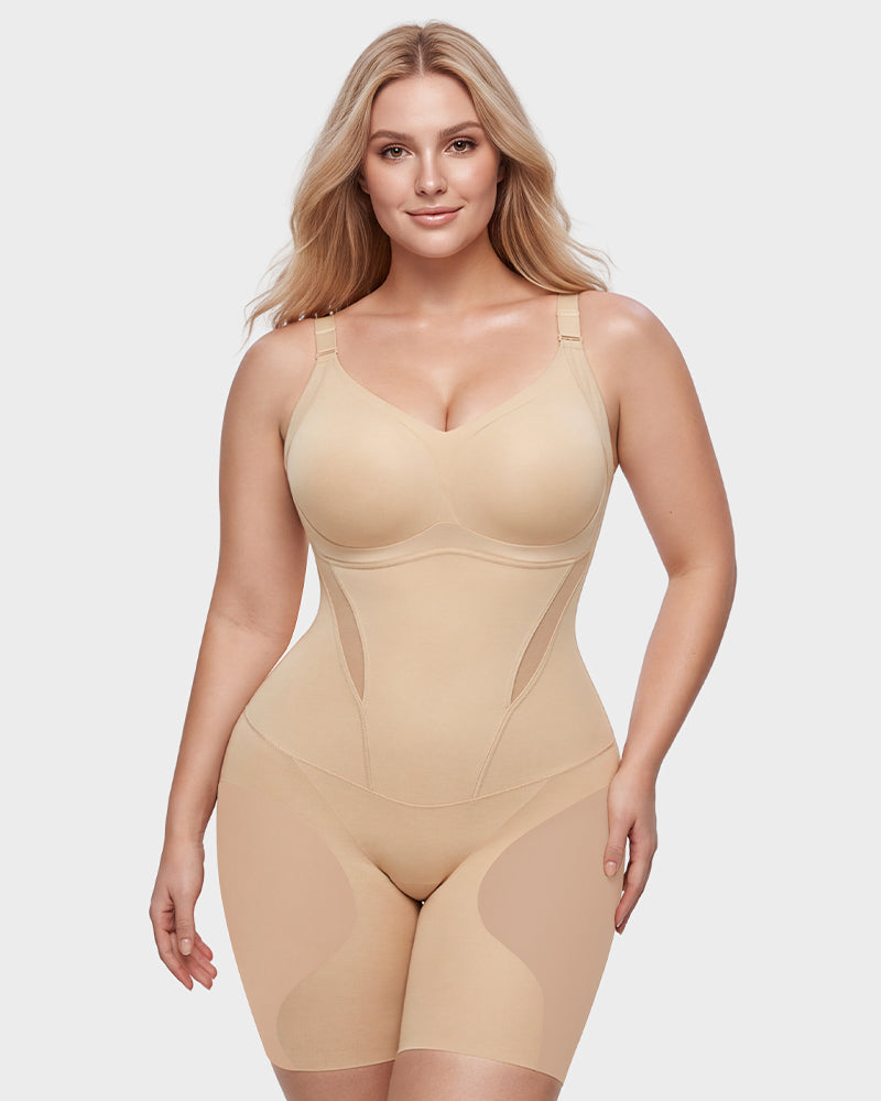 Cooling Tummy Control Butt-Lift Shapewear Bodysuit