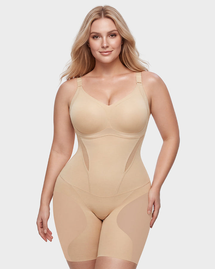 Cooling Tummy Control Butt-Lift Shapewear Bodysuit