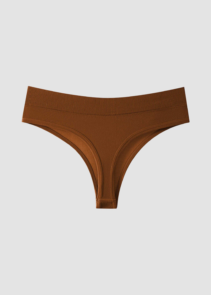 Comfort Seamless Sport Thong Panties (9 Pack)