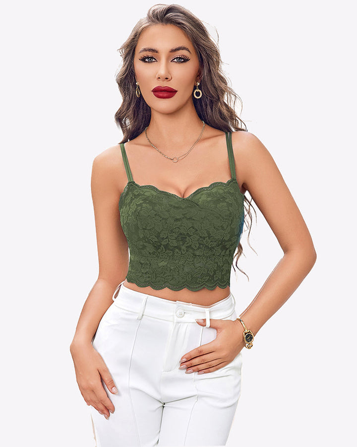 Y2K Adjustable Strap Tank Cami Crop Top