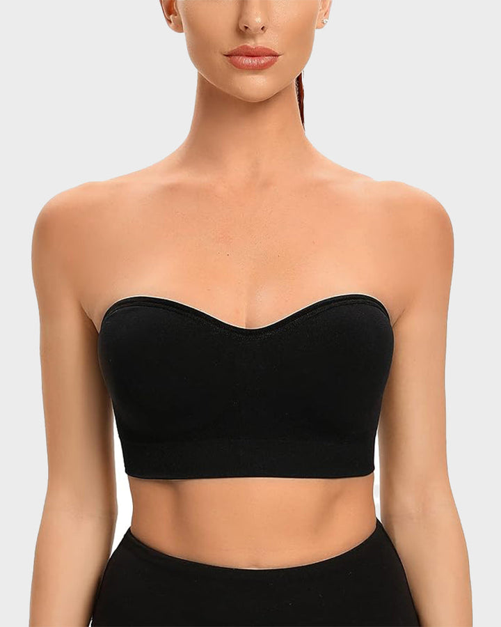 Wireless Strapless Bandeau Bra