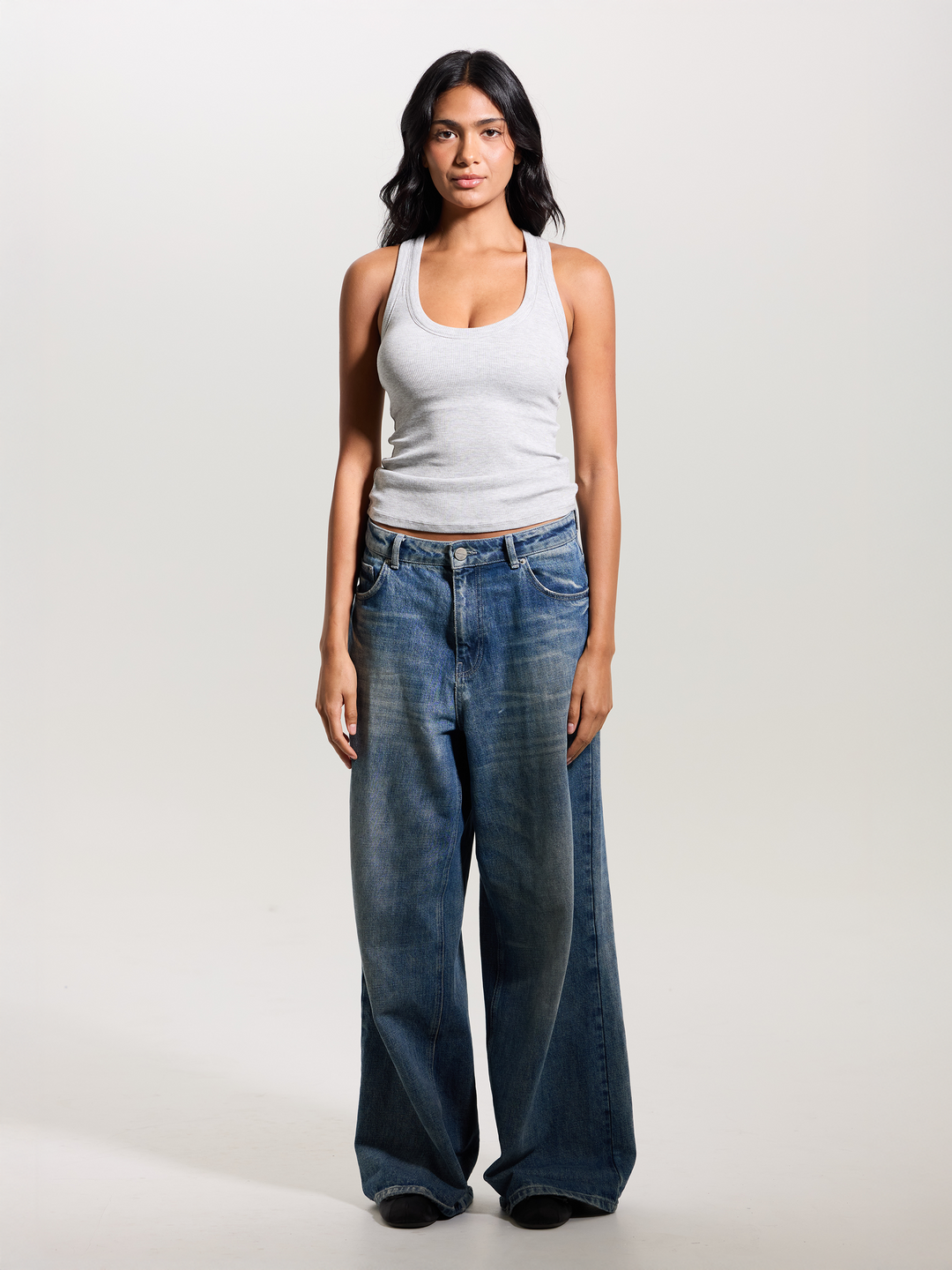Ribbed Scoop Racerback Brami