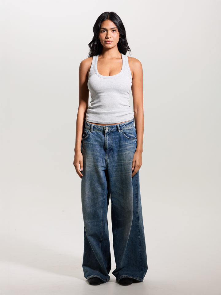 Ribbed Scoop Racerback Brami