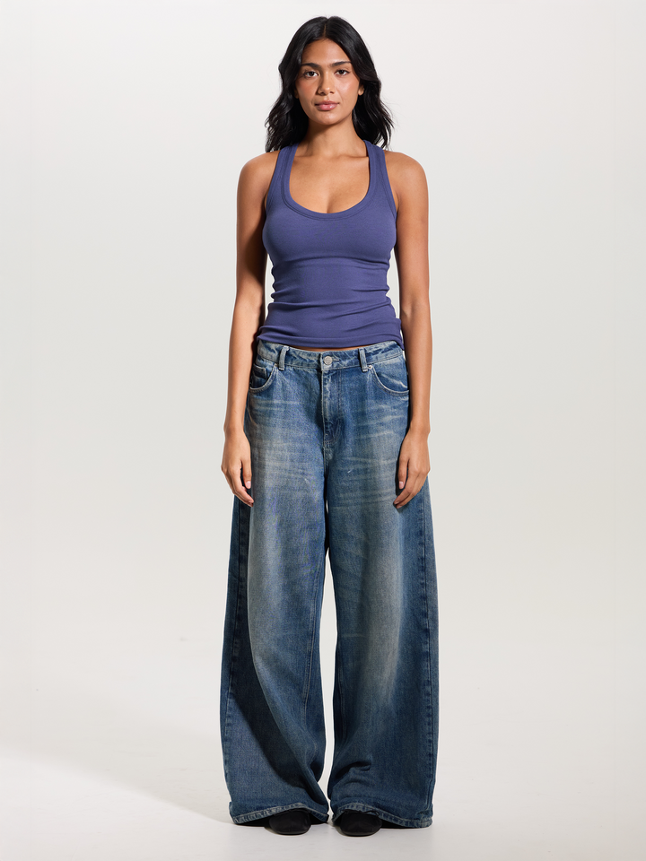 Ribbed Scoop Racerback Brami