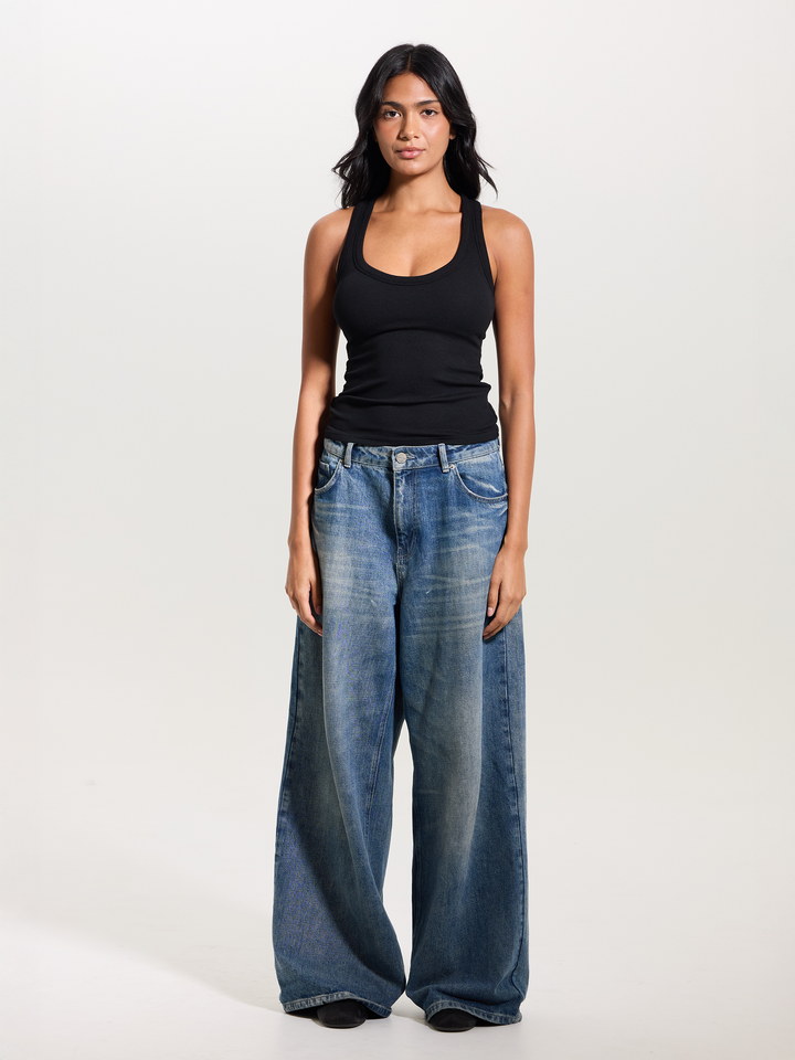 Ribbed Scoop Racerback Brami