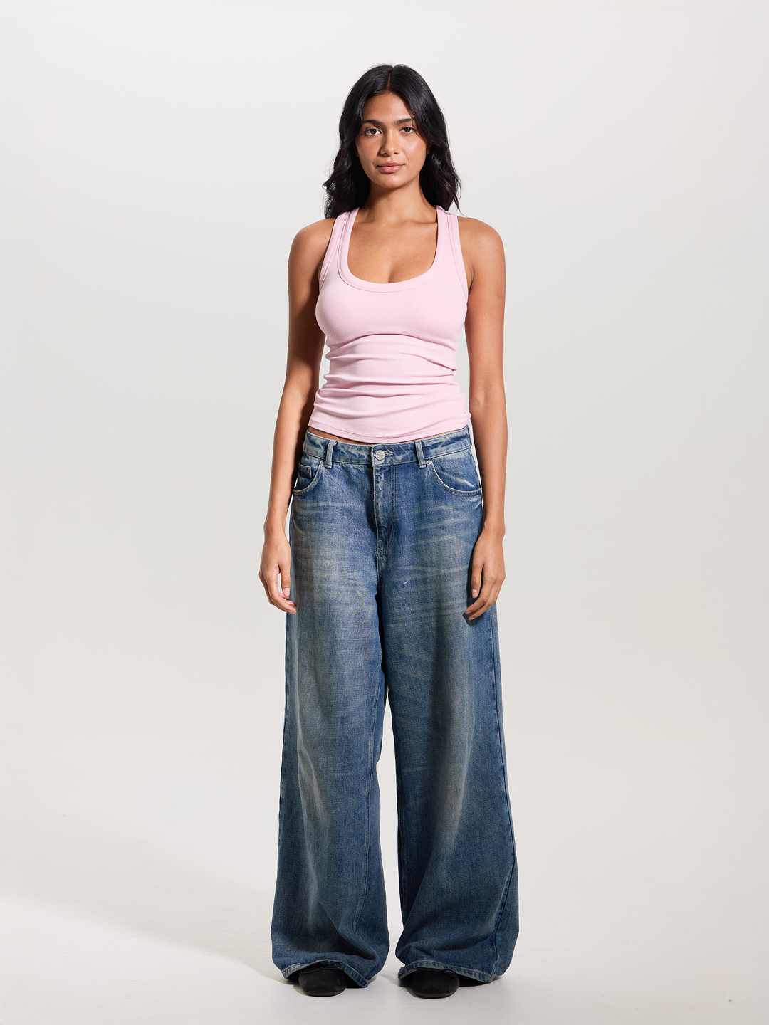 Ribbed Scoop Racerback Brami