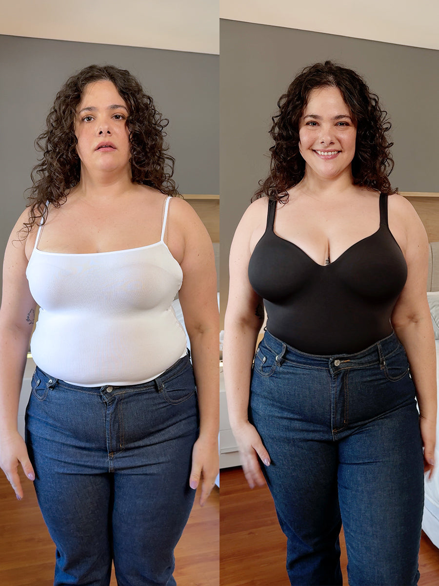 Essentials Sweetheart Built-In Bra Shaper Cami