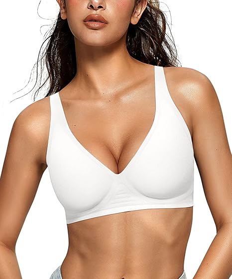 Deep V Jelly Bra No Underwire