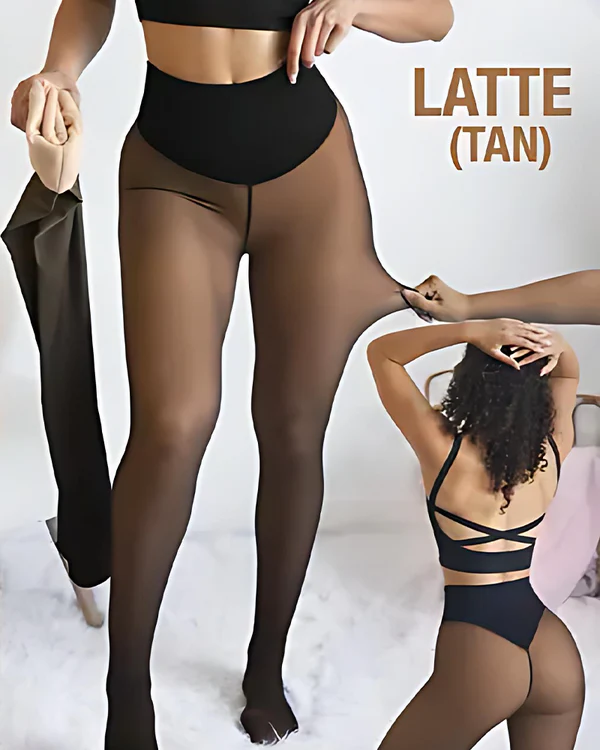 Viral One-Seam Fleece-Lined Shaping Leggings — High-Waist Compression