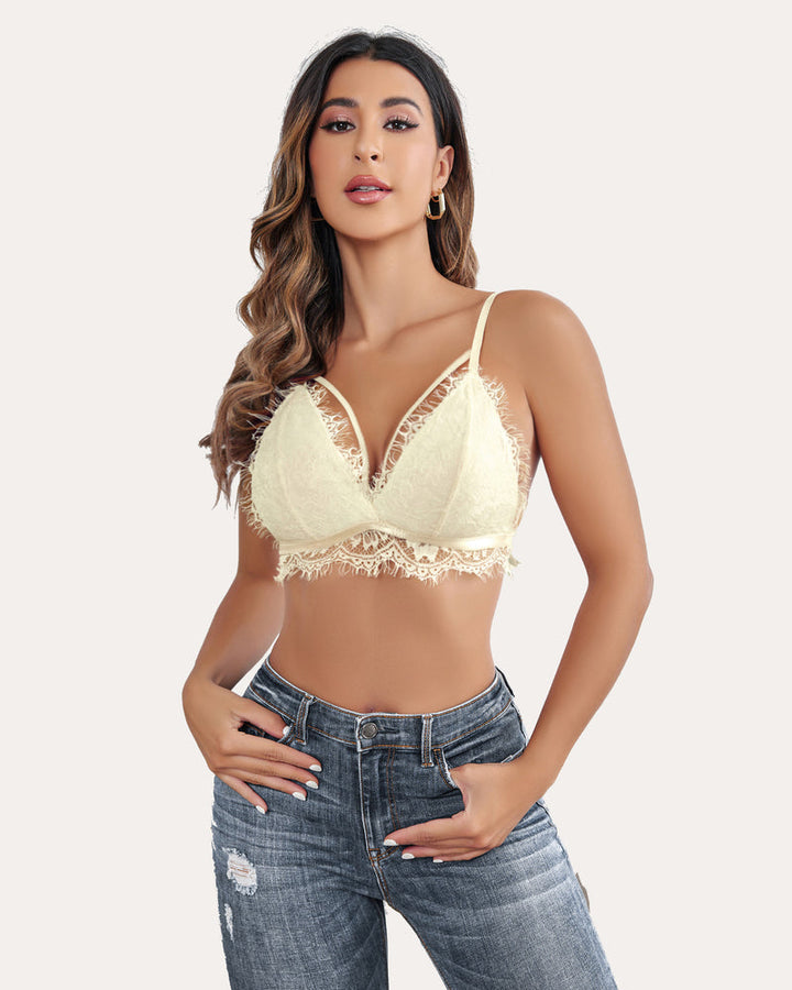 Lace Bralette Bra Y2K Cami Crop Top
