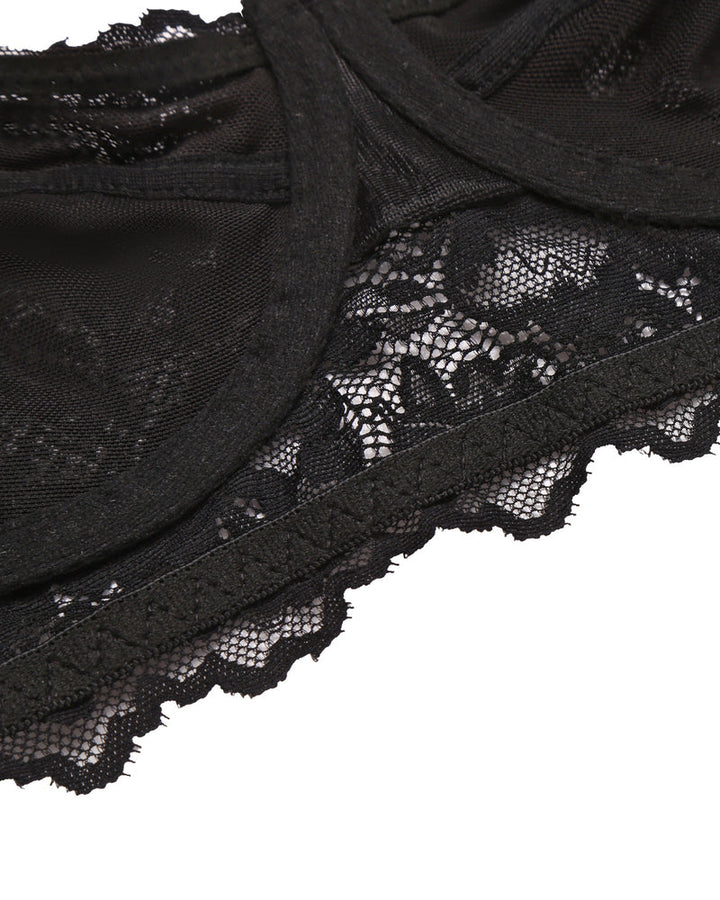 Lace Bralettes with Underwire