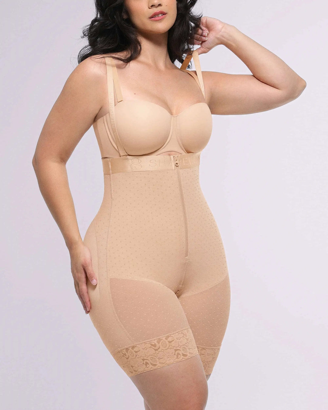 BOOT-YEAH™ AirSlim® High-Waisted Polka Dot Short