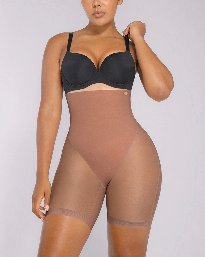 BOOT-YEAH™ MeshSmooth™ High-Waisted Mid Thigh Short