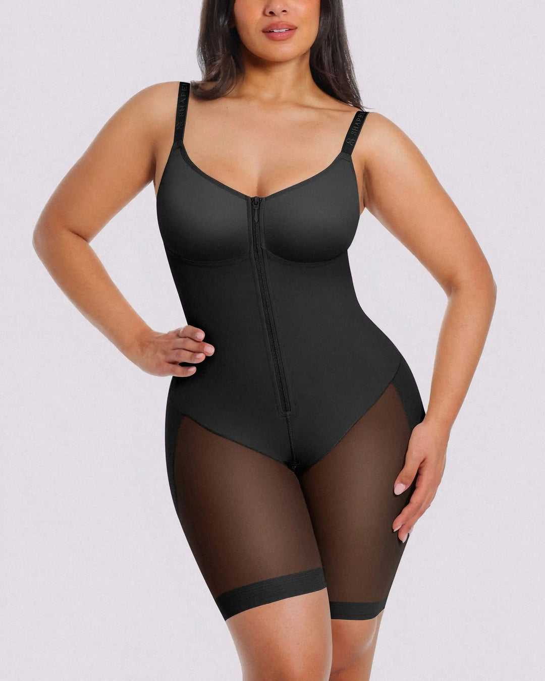 Hourglass Full Body Mid Thigh Bodysuit