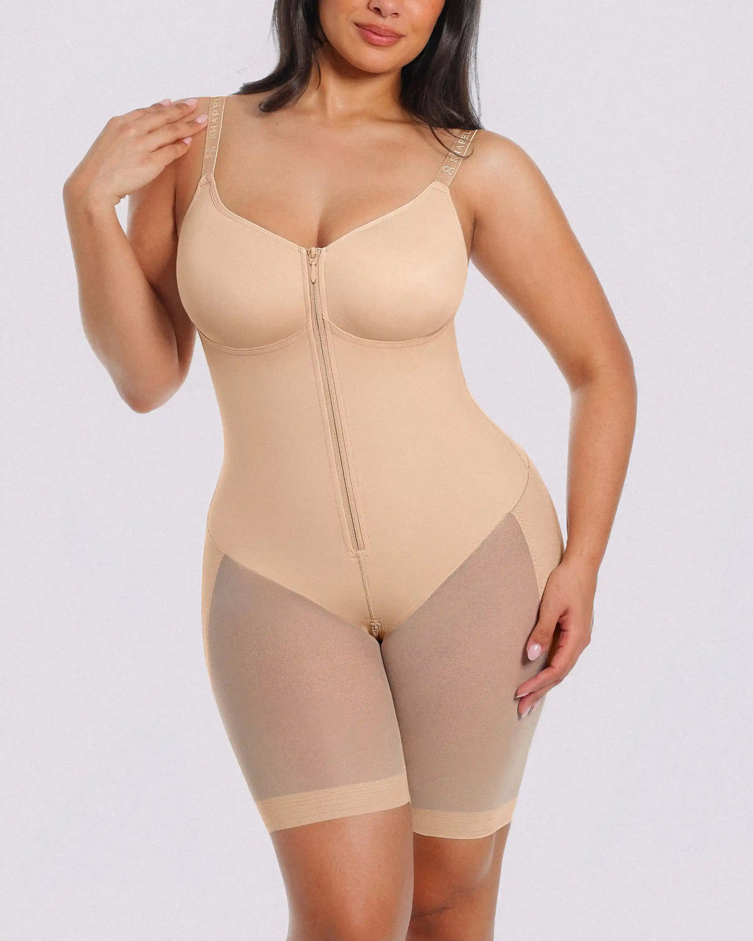 Hourglass Full Body Mid Thigh Bodysuit