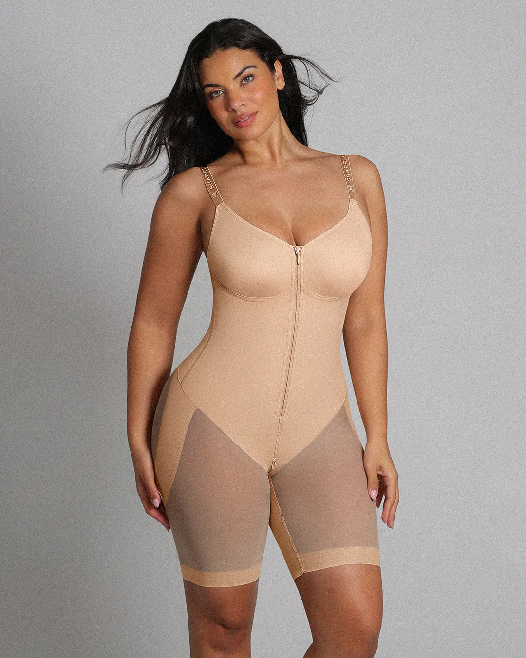 Hourglass Full Body Mid Thigh Bodysuit