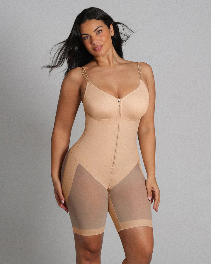 Hourglass Full Body Mid Thigh Bodysuit