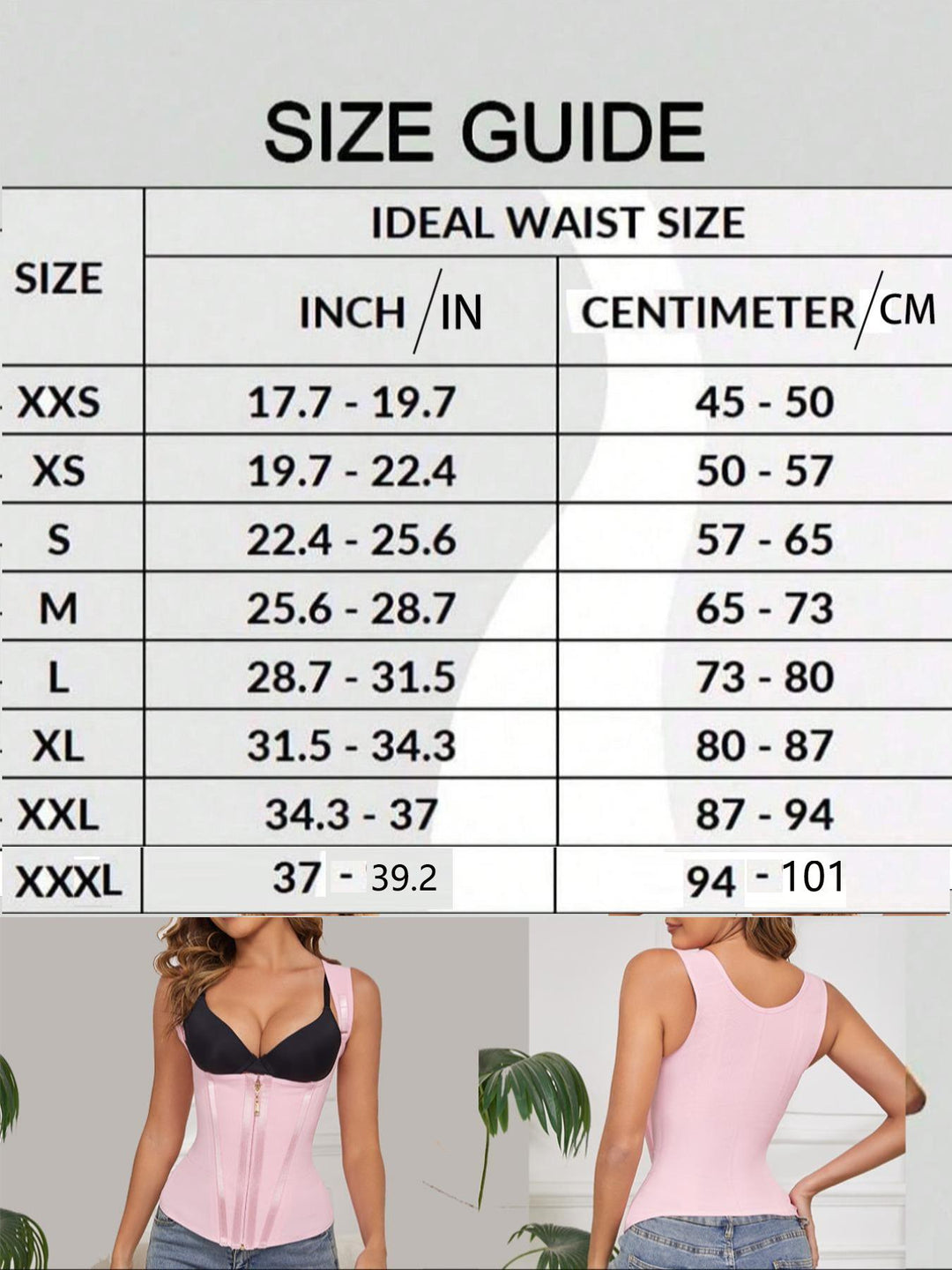 Waist Trainer for Women, Tummy Control Sports Girdle, Workout Body Shaper with Adjustable Shoulder Strap