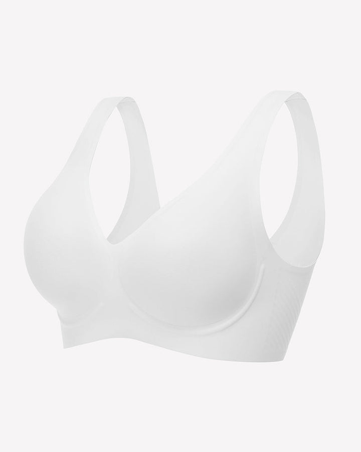 Seamless Bralette Full Coverage V Neck Bras