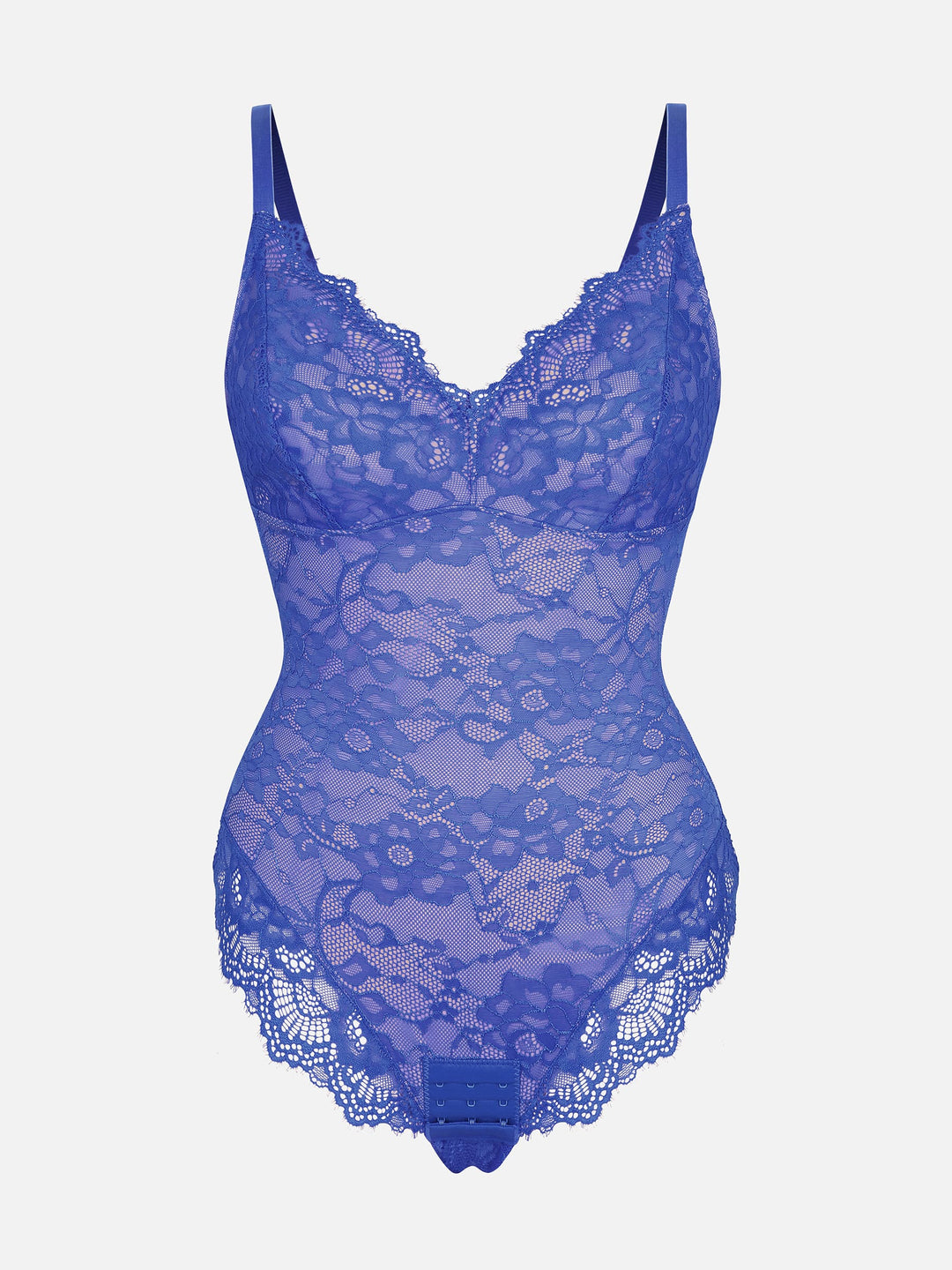Feelingirl Lace V Neck Full Bodysuit Shapewear