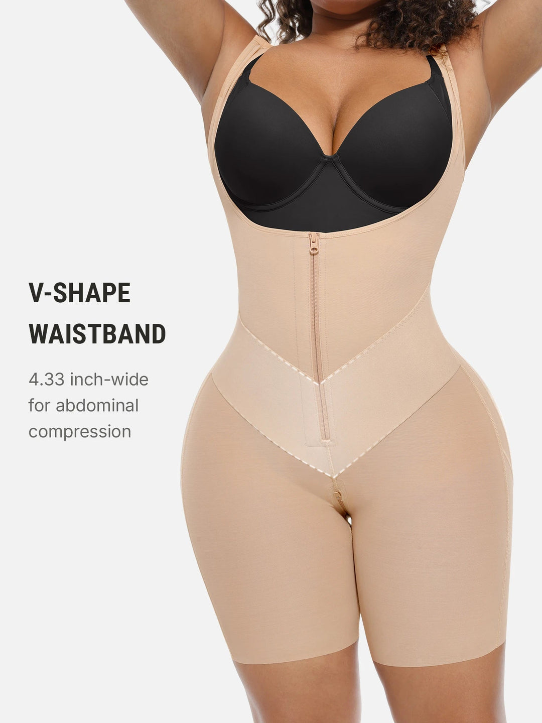 Feelingirl FeelVibe U-Shaped Faja Tummy Control Butt Lift Bodysuit
