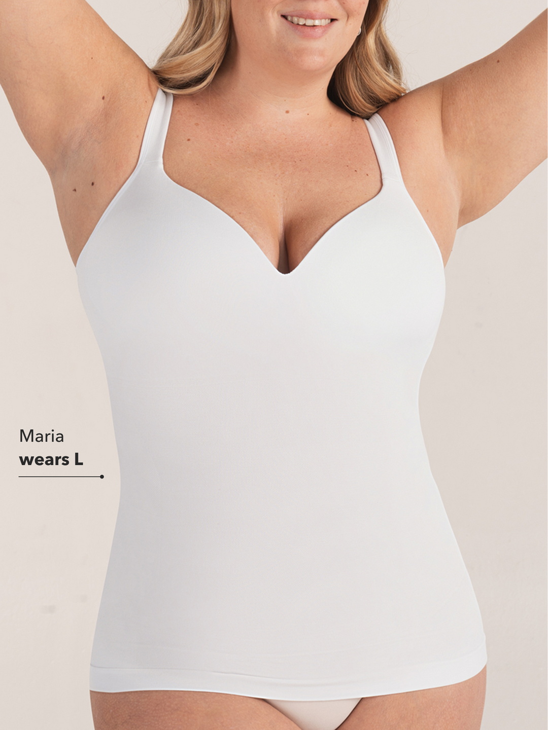 Essentials Sweetheart Built-In Bra Shaper Cami