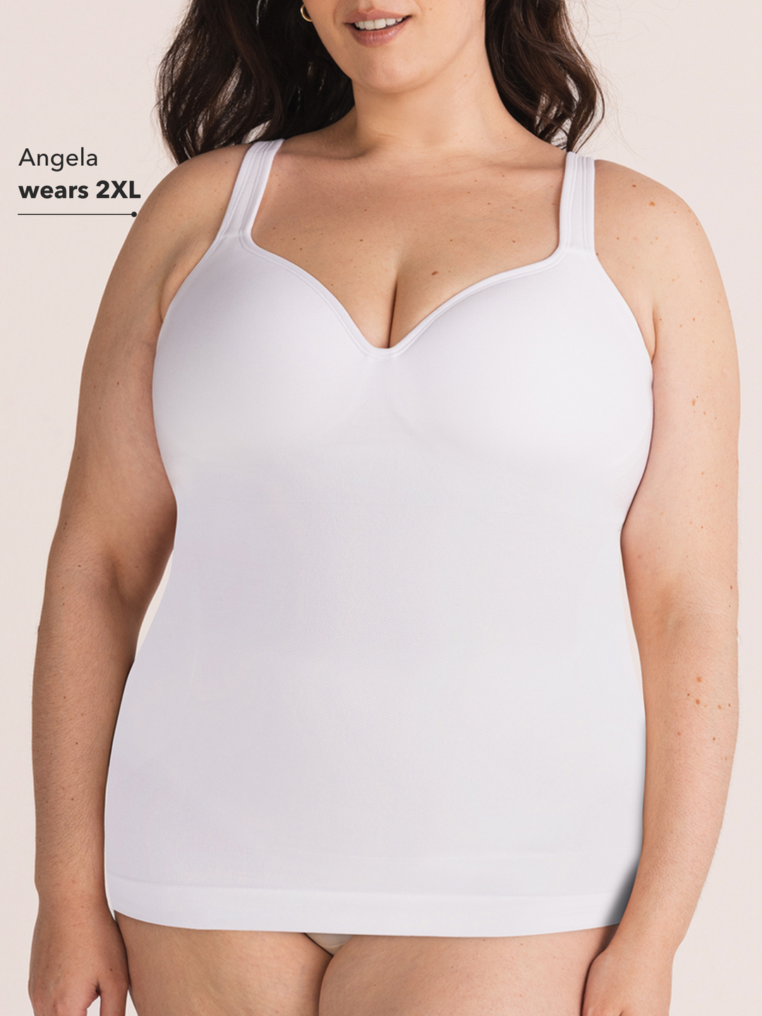 Essentials Sweetheart Built-In Bra Shaper Cami