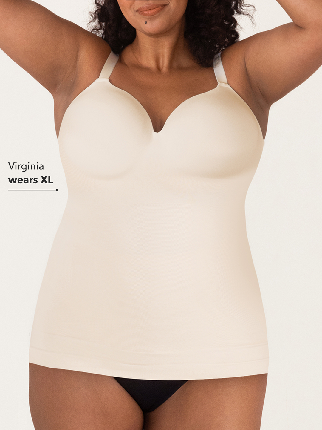 Essentials Sweetheart Built-In Bra Shaper Cami