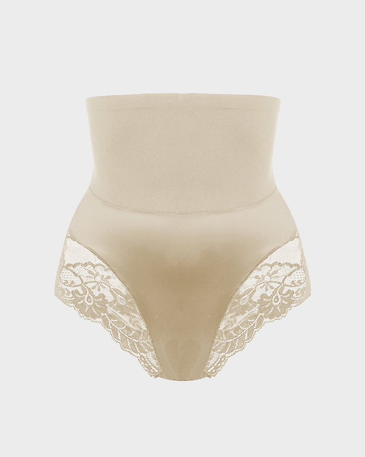 High-Waist Seamless Lace Shaping Panty (3 Pack)