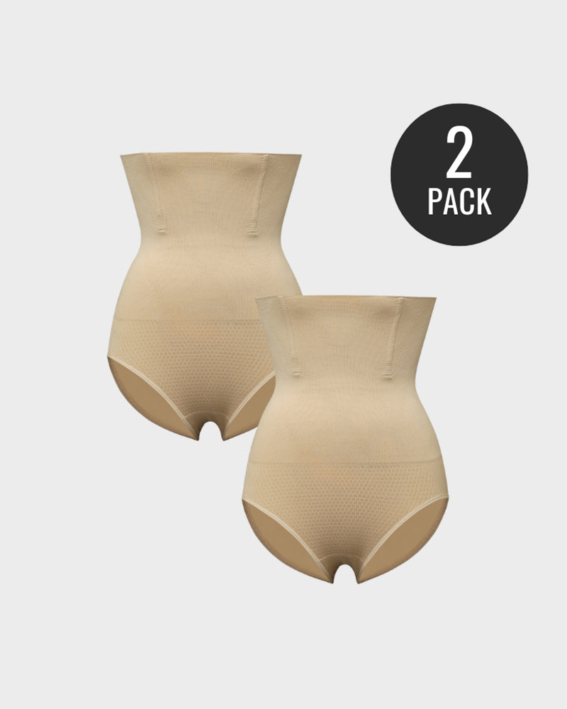 Firm Sculpt High Waisted Briefs(2 Packs)