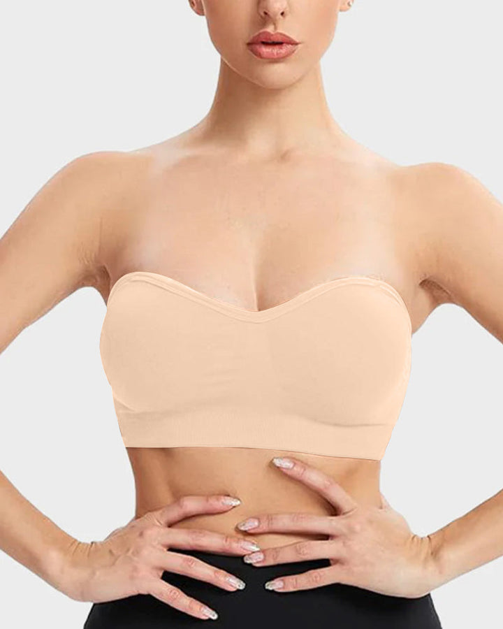 Wireless Strapless Bandeau Bra