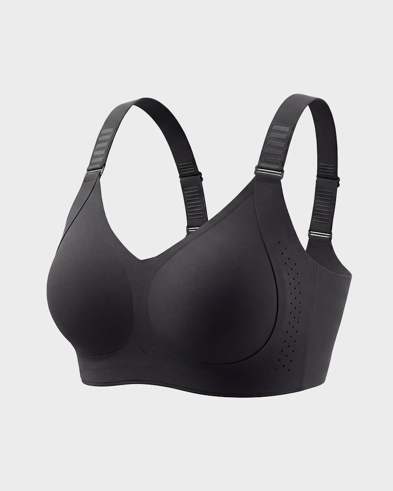 V-Neck Wireless Minimizer Bra