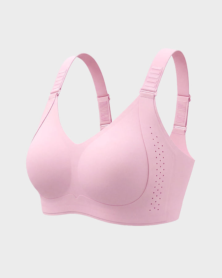 V-Neck Wireless Minimizer Bra