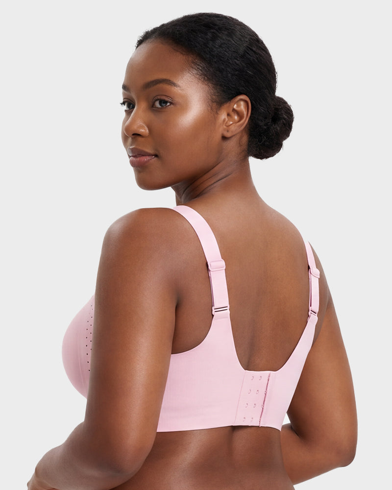 V-Neck Wireless Minimizer Bra