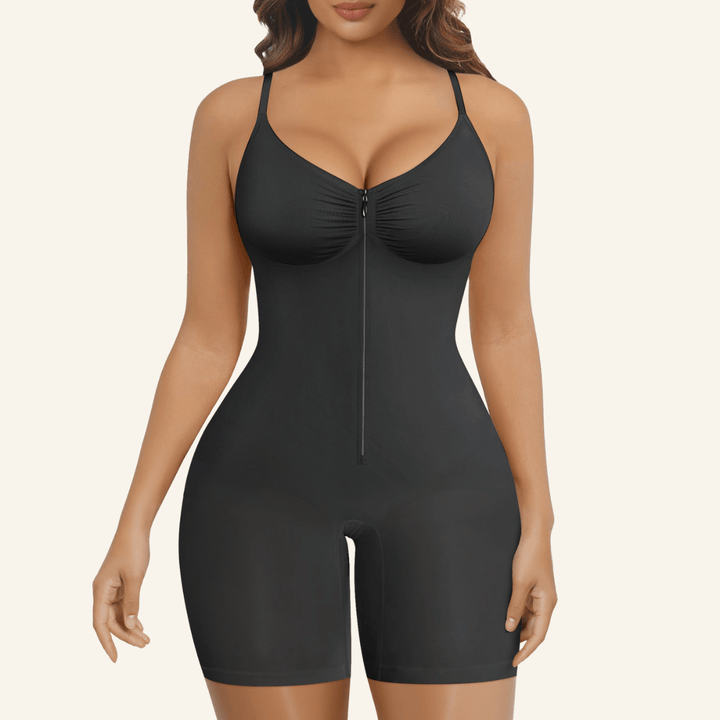 Tummy Control Short Bodysuit - Seamless Faja Shaper