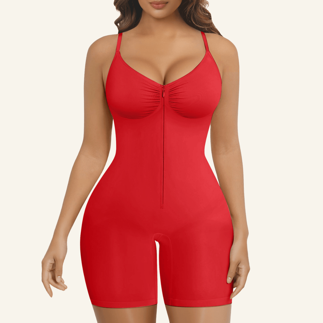 Tummy Control Short Bodysuit - Seamless Faja Shaper