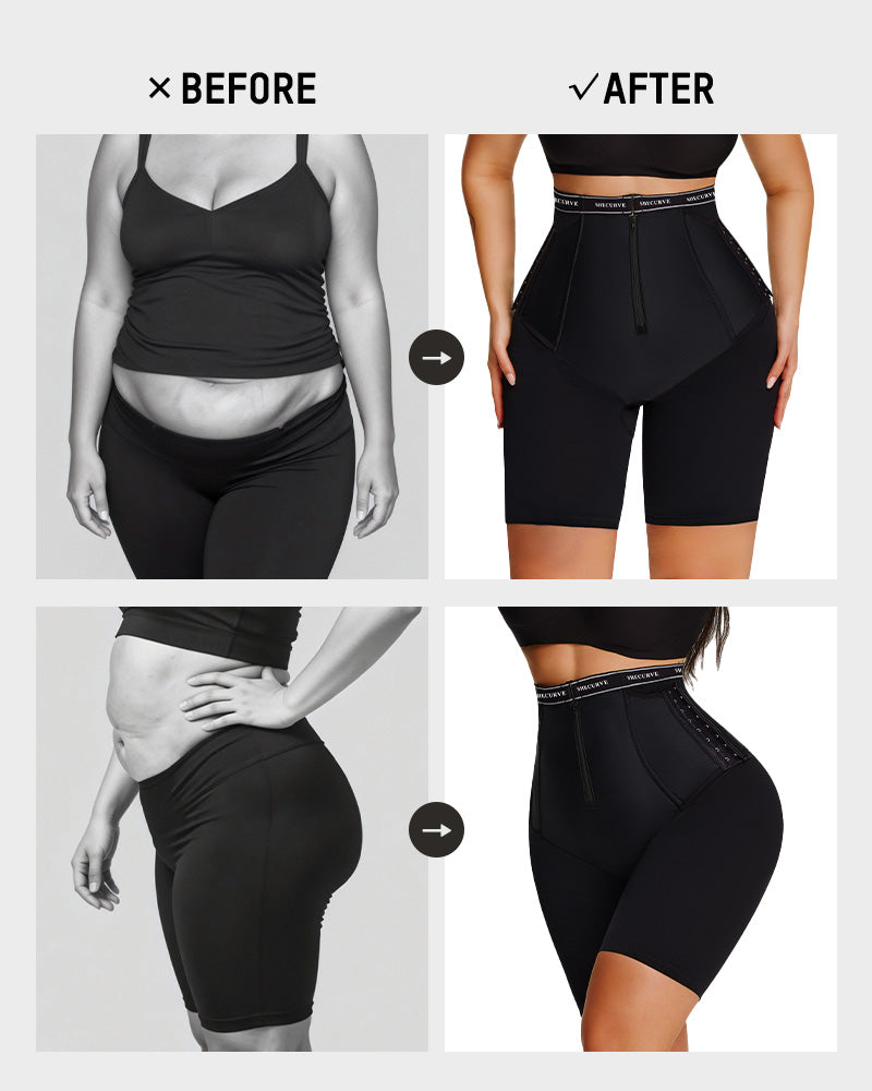 Side-Hook Slimming &amp; Butt-Lifting Shaping Shorts