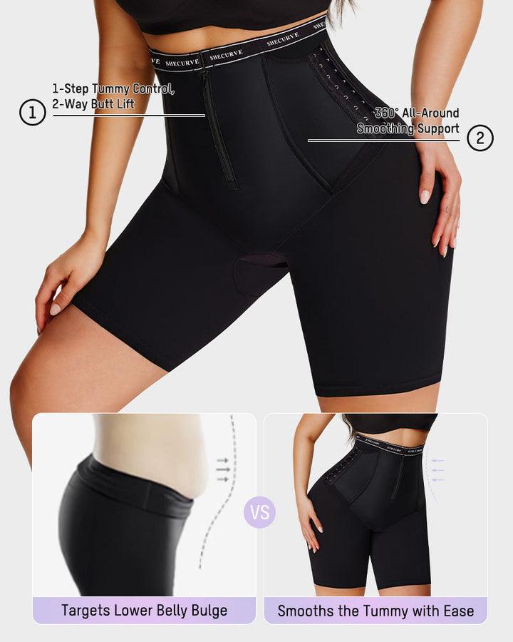 Side-Hook Slimming &amp; Butt-Lifting Shaping Shorts