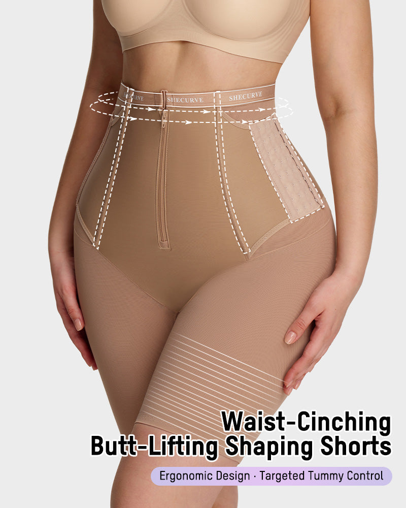 Side-Hook Slimming &amp; Butt-Lifting Shaping Shorts