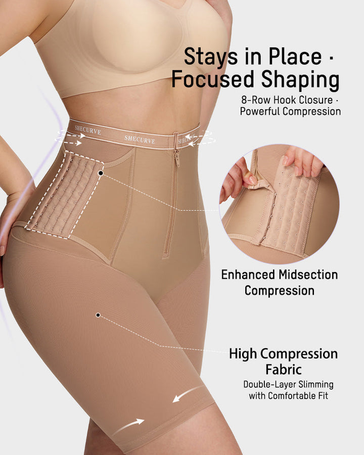 Side-Hook Slimming &amp; Butt-Lifting Shaping Shorts