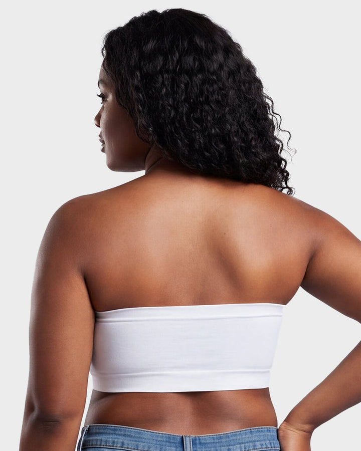 Stay‑Put Wireless Seamless Bandeau Bra