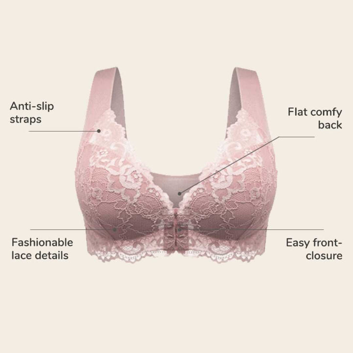 Front Closure Shaping Push Up Bra