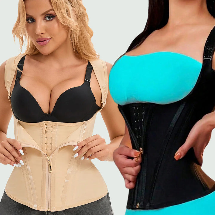 Waist Trainer for Women, Tummy Control Sports Girdle, Workout Body Shaper with Adjustable Shoulder Strap