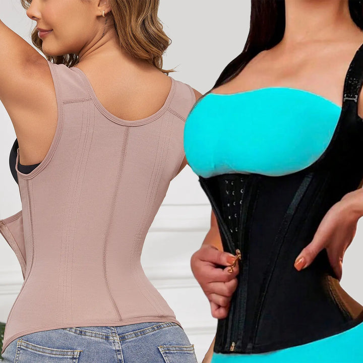 Waist Trainer for Women, Tummy Control Sports Girdle, Workout Body Shaper with Adjustable Shoulder Strap