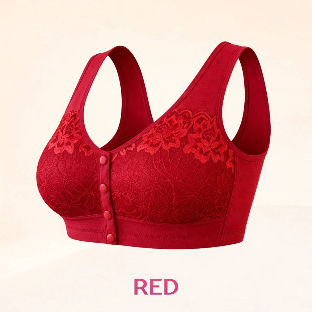 Front Closure Breathable Bra for Seniors
