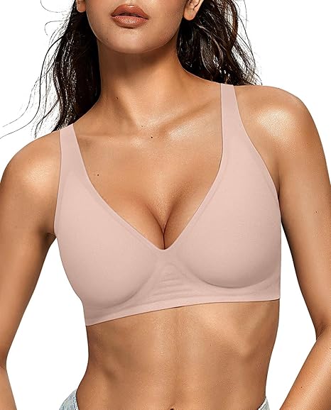 Deep V Jelly Bra No Underwire