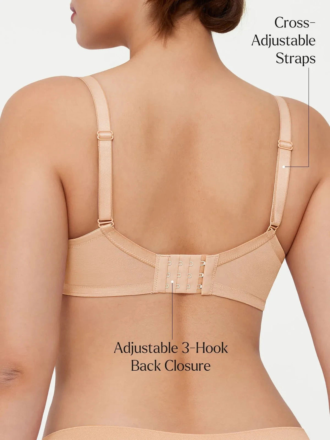 Lightweight Underwire Minimizer Lace Mesh Bra